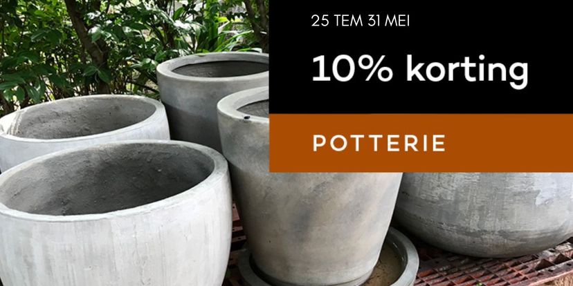 Potterie aan -10% korting!